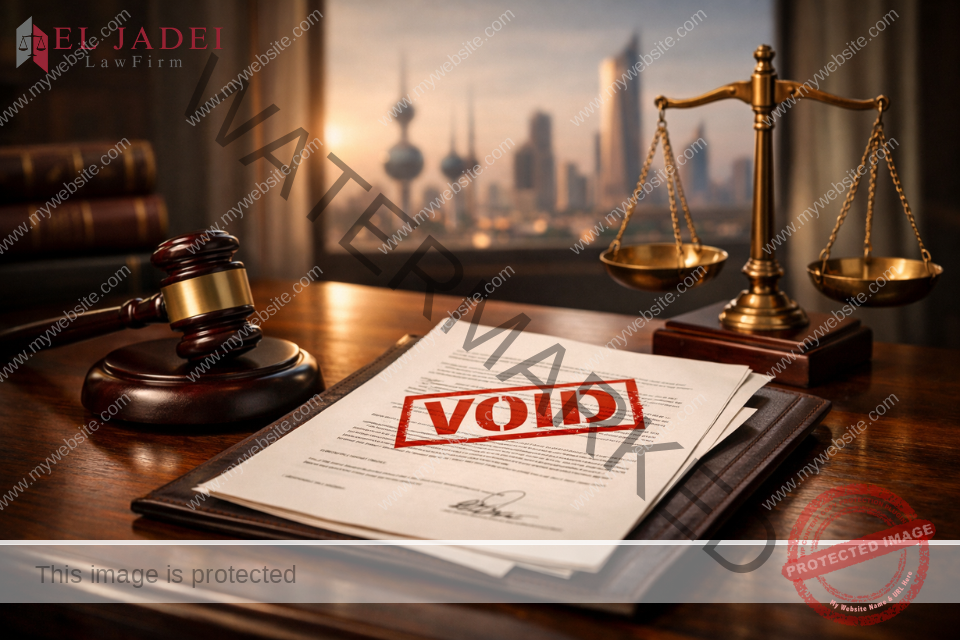 بطلان العقود في القانون الكويتي وفق قانون 67 لسنة 1980