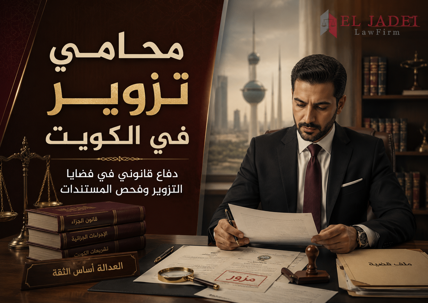 محامي تزوير في الكويت: ما الذي يغيّر مصير القضية؟