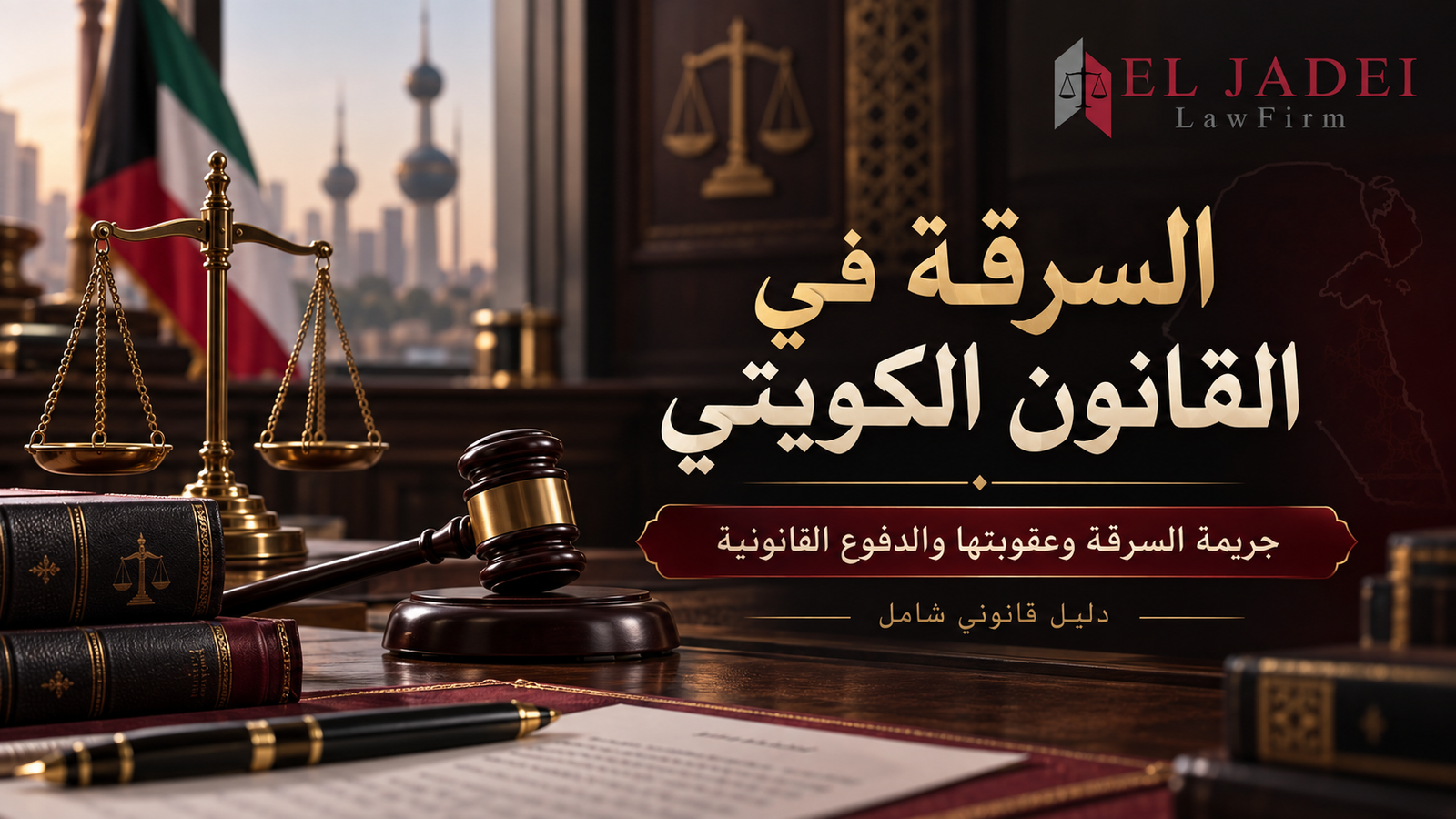 السرقة في القانون الكويتي وعقوبتها والدفوع القانونية – مجموعة الجدعي القانونية